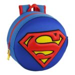 Παιδική Τσάντα 3D Superman Κόκκινο Μπλε Κίτρινο (31 x 31 x 10 cm)