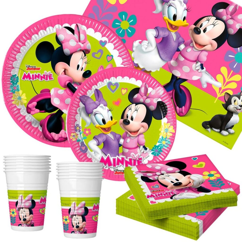 Σετ Γιορτινά Είδη Minnie Mouse Happy Deluxe 89 Τεμάχια 16