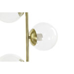 Φωτιστικό Δαπέδου DKD Home Decor 35 x 25 x 167 cm Κρυστάλλινο Χρυσό Μέταλλο Διαφανές 220 V 50 W