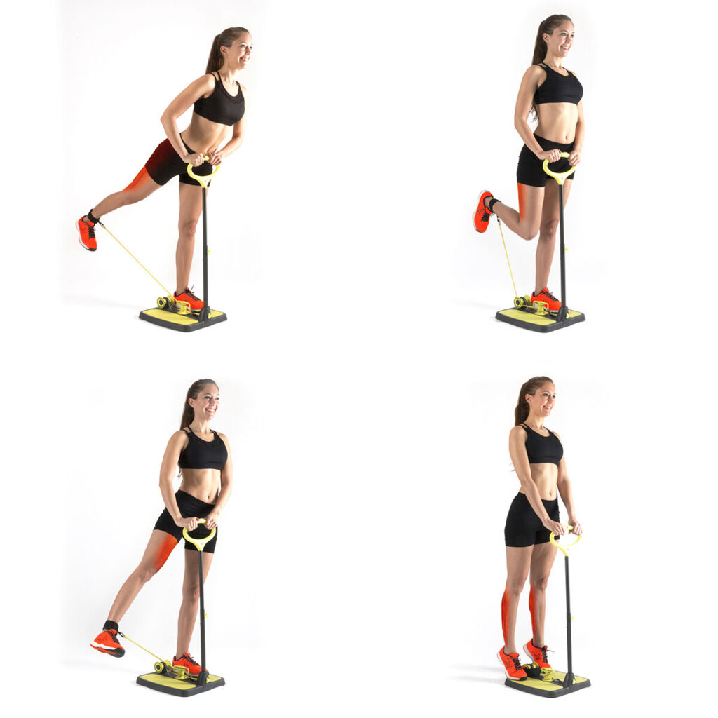 Πλατφόρμα για Fitness για τους Γλουτούς και τα Πόδια με Οδηγό Ασκήσεων InnovaGoods