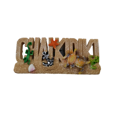 Tουριστικό μαγνητάκι Souvenir – Σετ 12pcs - Resin Magnet - Chalkidiki - 678088