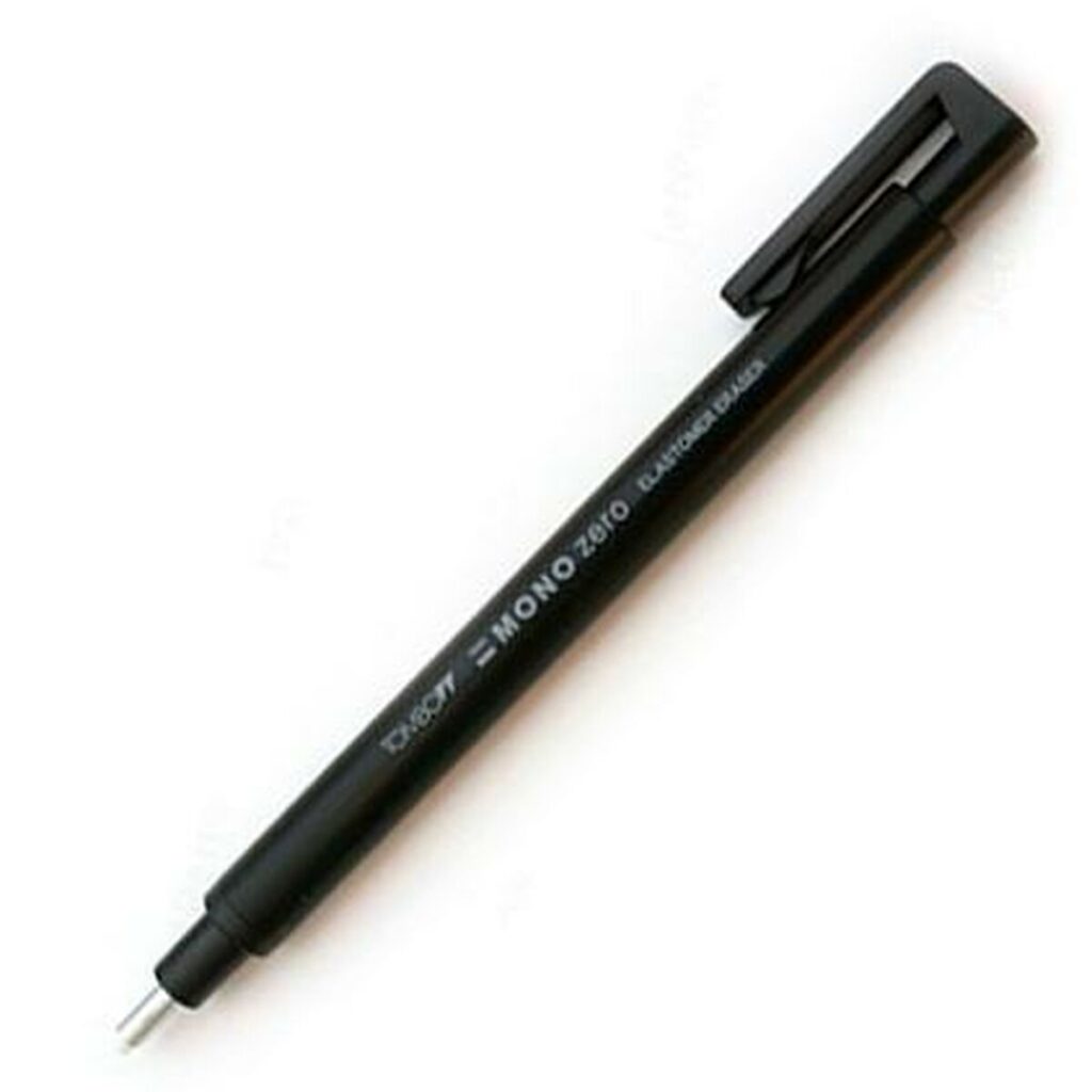 Γόμα Tombow MONO ZERO Μαύρο (5 Μονάδες)