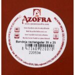Ταψί Inde Vitro Azofra Ψημένος πηλός Ορθογώνιο 35 x 25 x 6 cm (4 Μονάδες)