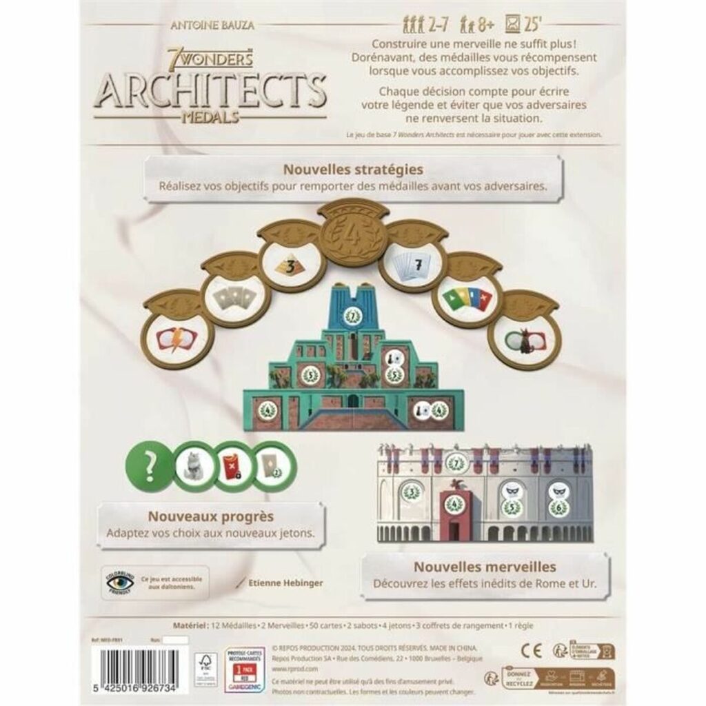 Επιτραπέζιο Παιχνίδι Asmodee 7 Wonders : Architects