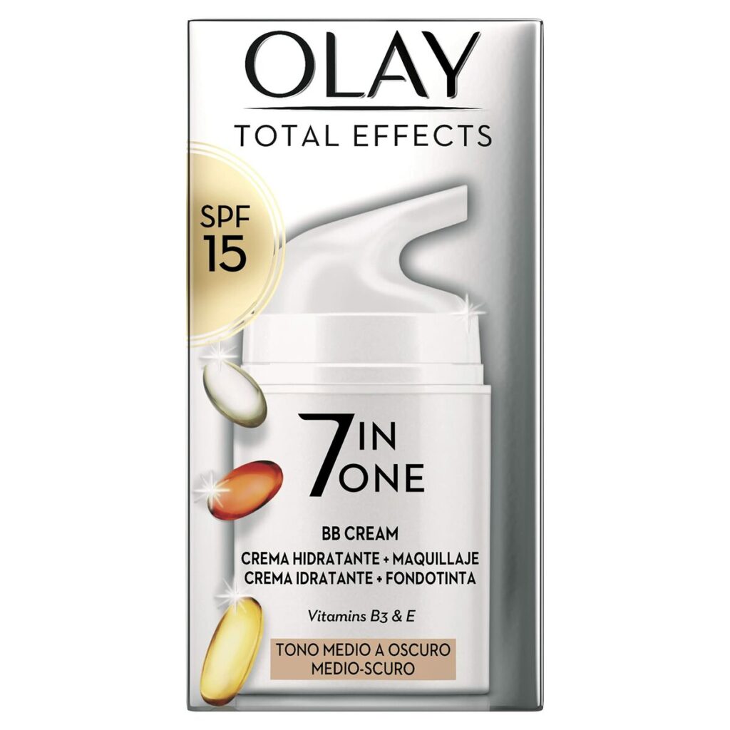 Ενυδατική Kρέμα με Χρώμα Olay Total Effects Bb Cream Medium Dark Spf 15 50 ml