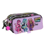 Διπλή Κασετίνα Monster High Creep Μαύρο 21