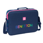 Σχολική Τσάντα Benetton Damero Ναυτικό Μπλε 38 x 28 x 6 cm