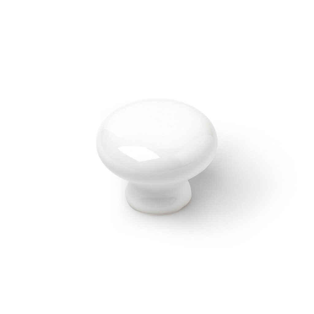 Κουμπί Rei 821 Λευκό Πορσελάνη Ø 35 x 26 mm 4 Τεμάχια