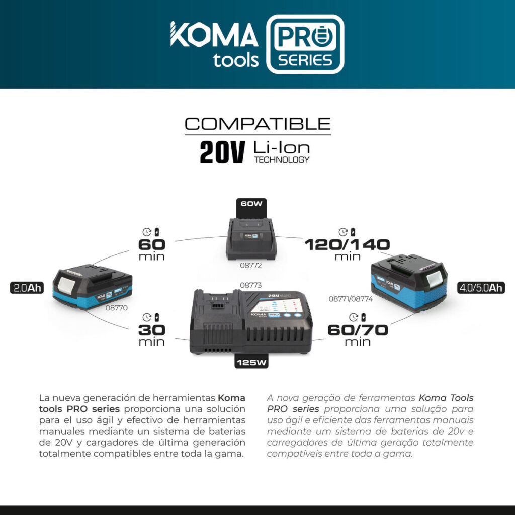 Φυσητήρας Koma Tools Pro Series Ηλεκτρική σκούπα
