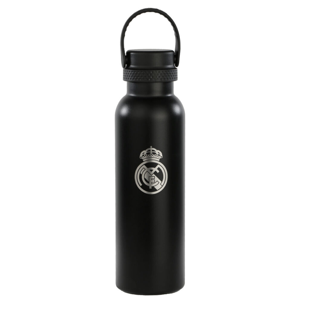 Θερμικό Μπουκάλι Real Madrid C.F. Ναυτικό Μπλε Σιλικόνη Ανοξείδωτο ατσάλι