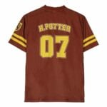 Ανδρική Μπλούζα με Κοντό Μανίκι Harry Potter Gryffindor  Σκούρο Κόκκινο