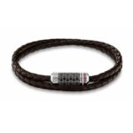 Ανδρικά Βραχιόλια Tommy Hilfiger 2790325 Δέρμα 20 cm