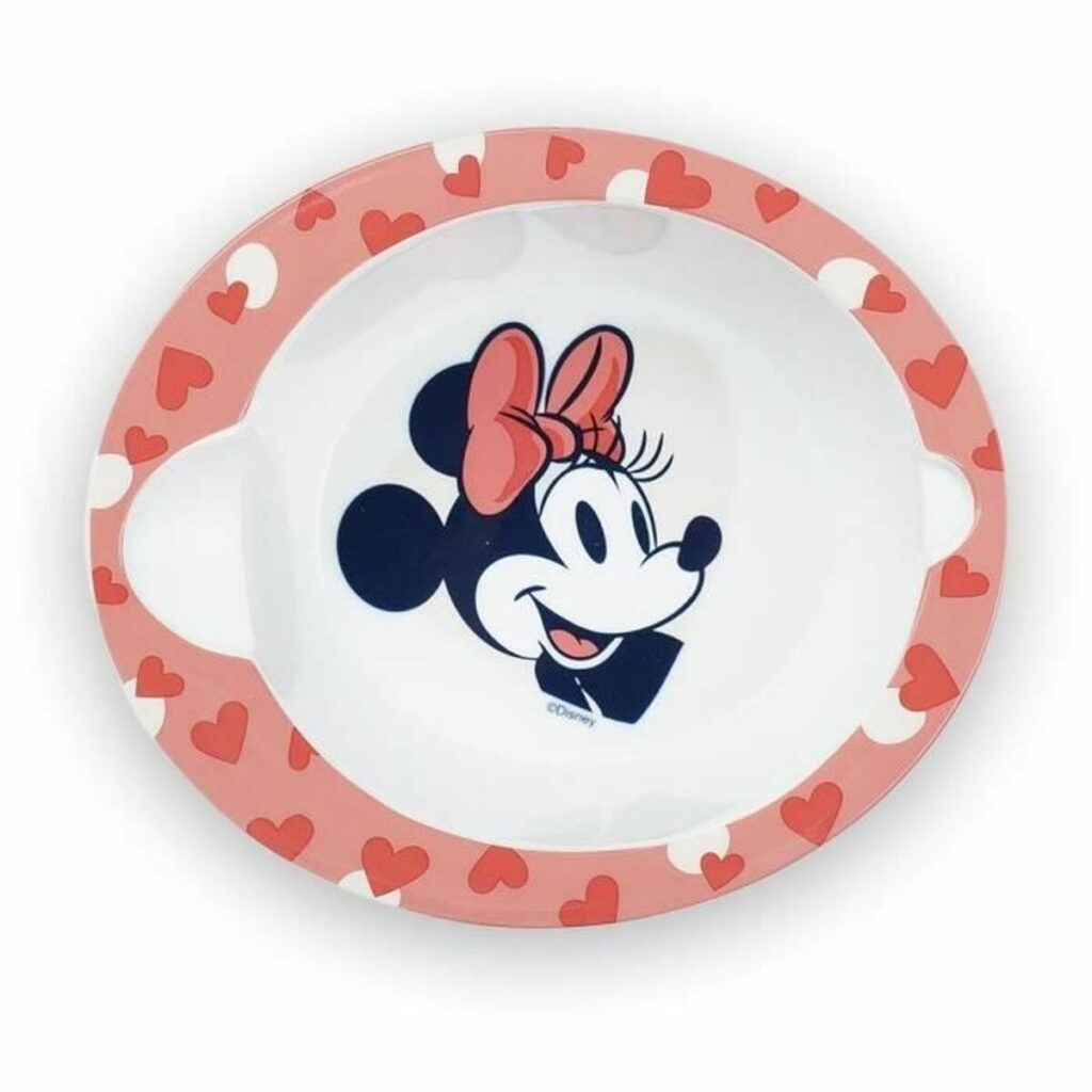 Σετ σερβιρίσματος ThermoBaby Minnie Microwave Meal Set Bowl + Spoon