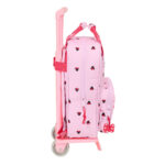 Σχολική Τσάντα με Ρόδες Minnie Mouse Naive Ροζ 20 x 28 x 8 cm