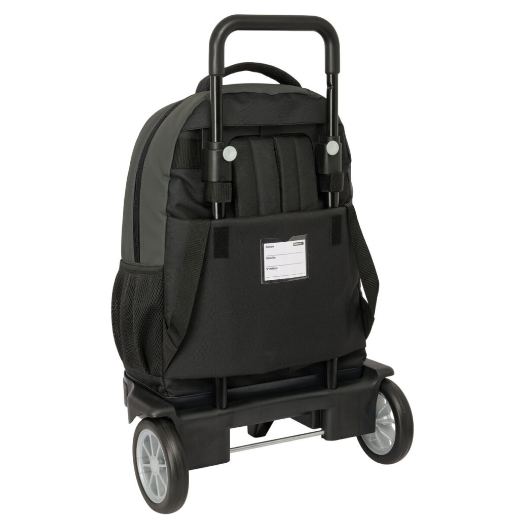 Σχολική Τσάντα με Ρόδες Safta Urban style Μπλε Γκρι 33 x 45 x 22 cm