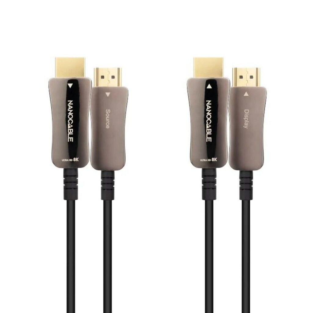 Καλώδιο HDMI NANOCABLE 10.15.2115 8k ultra hd 48 gbit/s 15 m Μαύρο