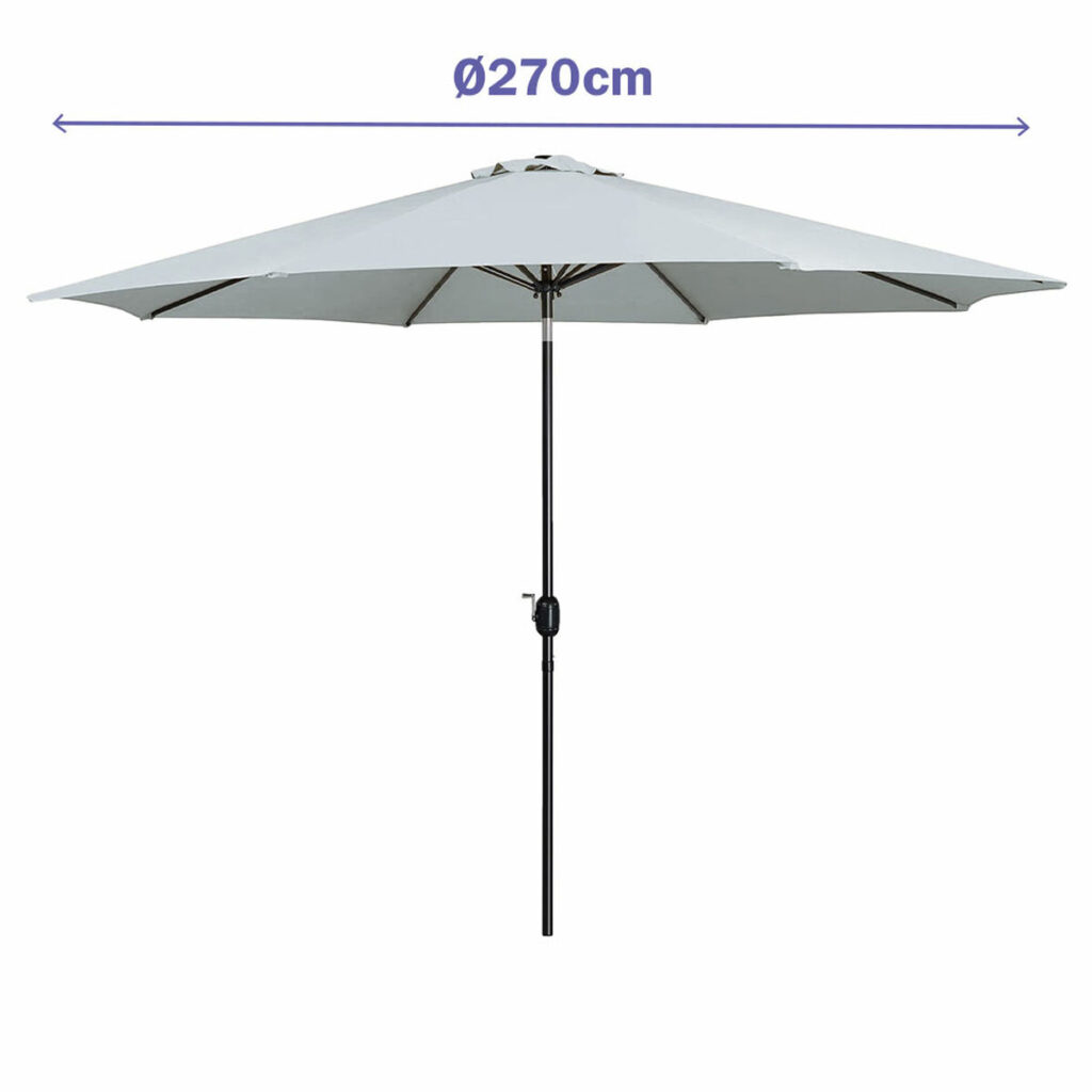 Solskjerm Marbueno Λευκό Ø 270 cm