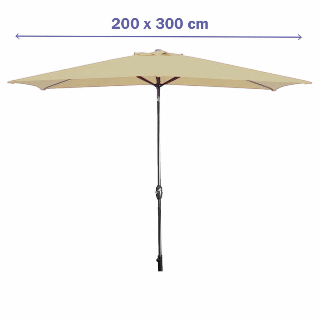 Solskjerm Marbueno Καφέ 200 cm 200 x 300 cm
