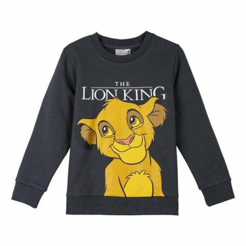 Unisex Φούτερ χωρίς Κουκούλα The Lion King Σκούρο γκρίζο