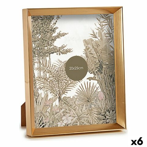 Κορνίζα GiftDecor WPC0235MG-4 Χρυσό Γυαλί Πλαστική ύλη (x6)