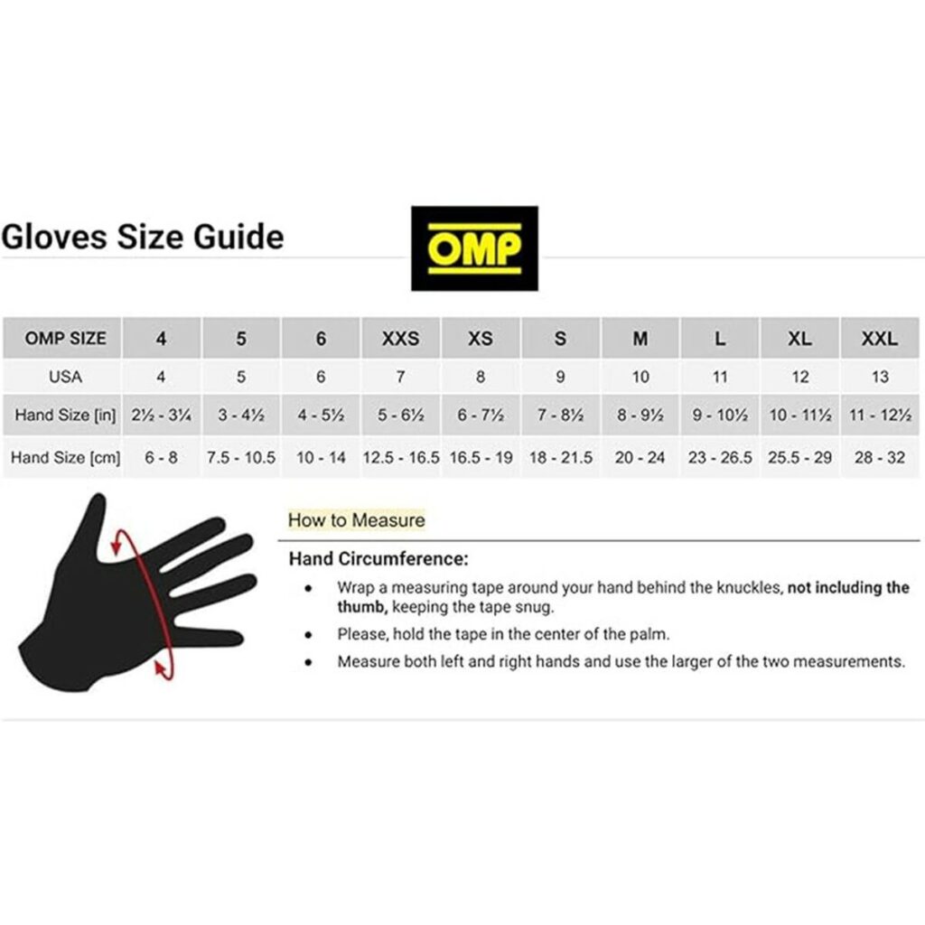 Kids Karting Gloves OMP KS-X FIA 8877-2022 Λευκό 4