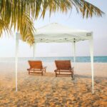 Κληματαριά Colorbaby Max-Air Λευκό Ύφασμα Χάλυβας 300 x 300 x 250 cm