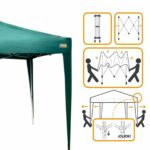 Κληματαριά Colorbaby Max-Air Πράσινο Ύφασμα Χάλυβας 300 x 300 x 250 cm