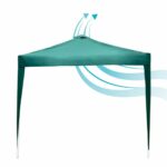 Κληματαριά Colorbaby Max-Air Πράσινο Ύφασμα Χάλυβας 300 x 300 x 250 cm