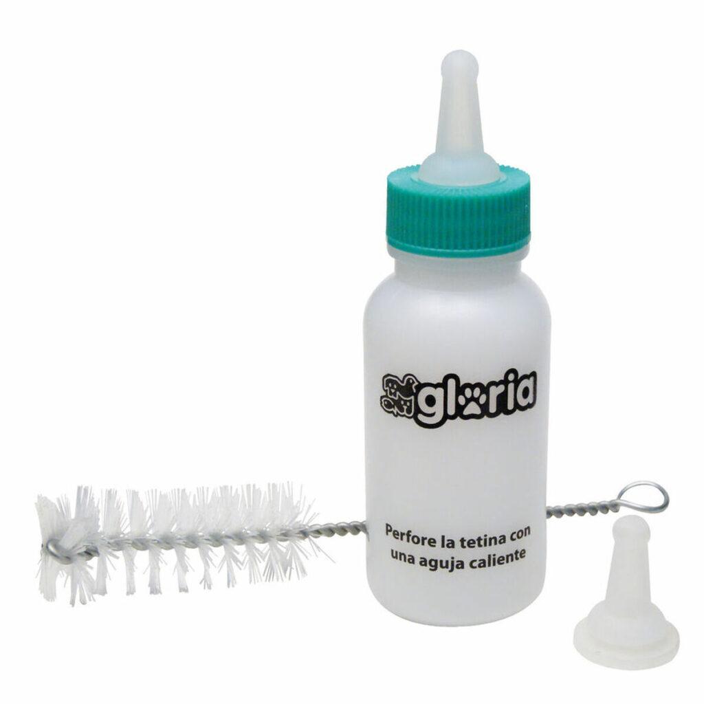 Μπιμπερό Gloria Λευκό 50 ml Μικρά ζώα Κουτάβια