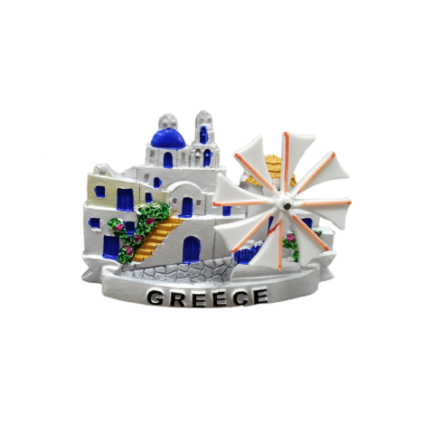 Tουριστικό μαγνητάκι Souvenir – Σετ 12pcs - Resin Magnet - Greece - 678179