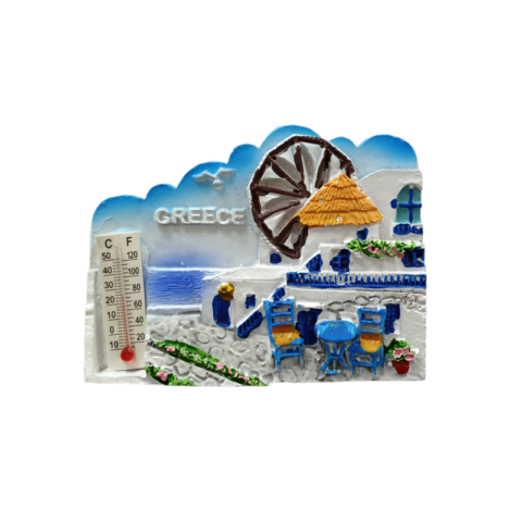 Tουριστικό μαγνητάκι Souvenir – Σετ 12pcs - Resin Magnet - Greece - 678254