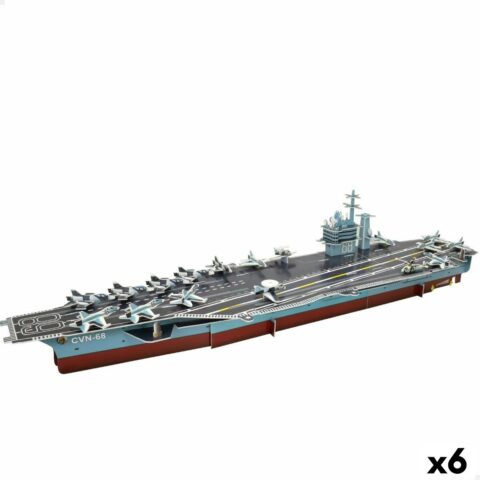 3D Παζλ Colorbaby Nimitz Αεροπλανοφόρο 67 Τεμάχια 77 x 18 x 20 cm (x6)