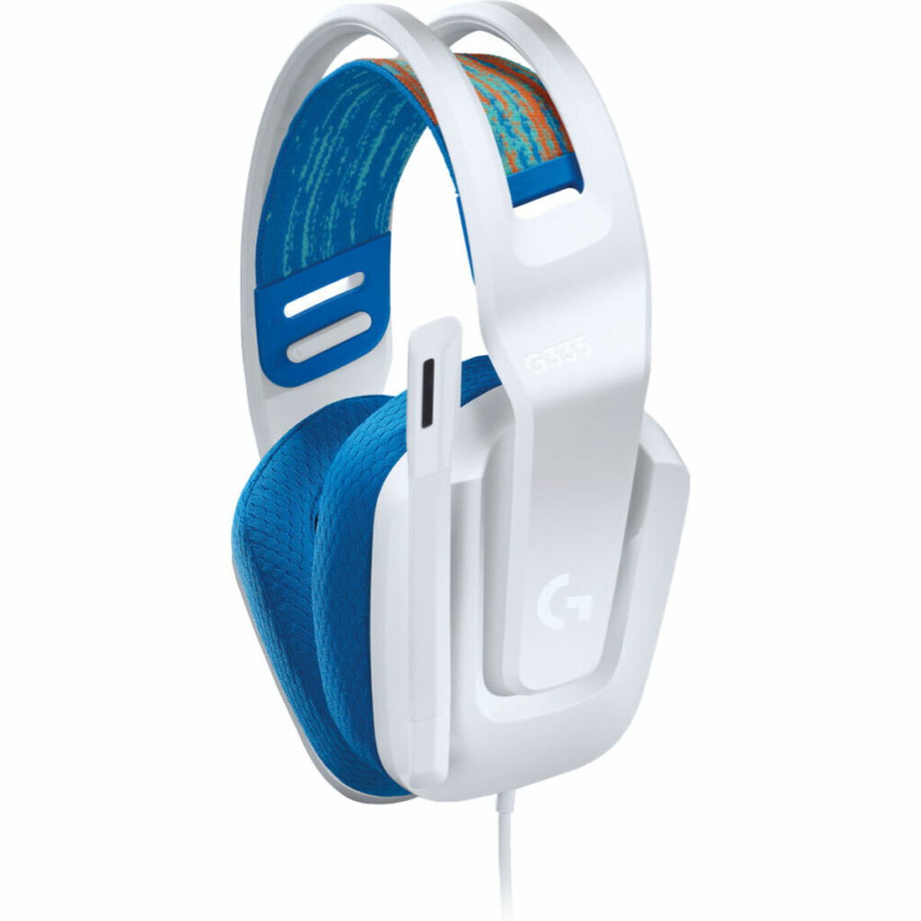 Ακουστικά με Μικρόφωνο Logitech 981-001018 Λευκό