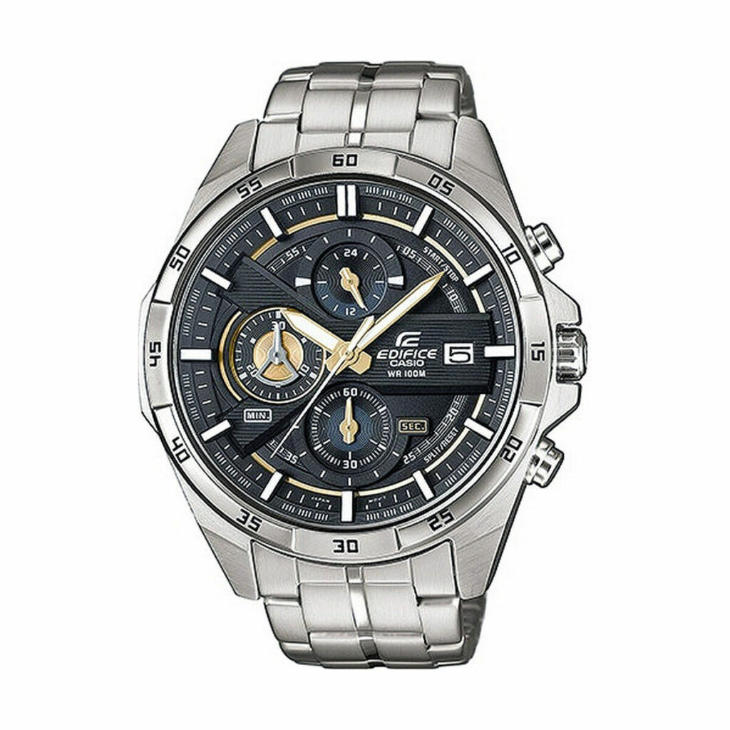 Ανδρικά Ρολόγια Casio EFR-556D-1AVUEF Μαύρο Ασημί