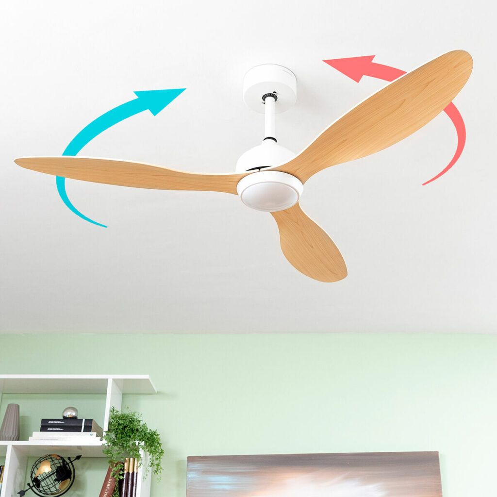 Ανεμιστήρας Οροφής με LED και 3 Πτερύγια ABS Wuled InnovaGoods Ξύλο 36 W 52" Ø132 cm