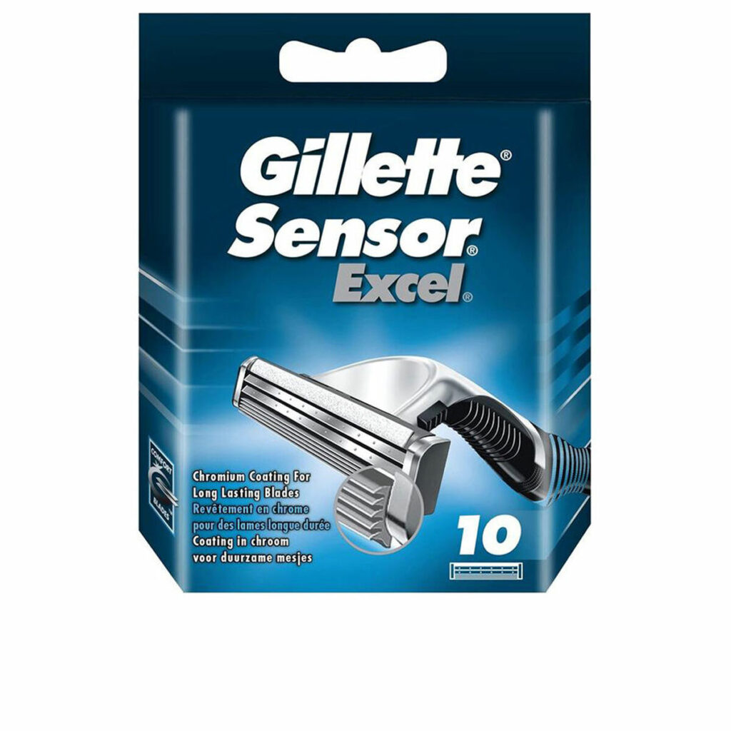 Αντικατάσταση Λεπίδων Ξυραφιού Gillette Sensor Excel x10