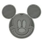 Αντιολισθητικό χαλί Mickey Mouse Μαύρο