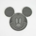 Αντιολισθητικό χαλί Mickey Mouse Μαύρο