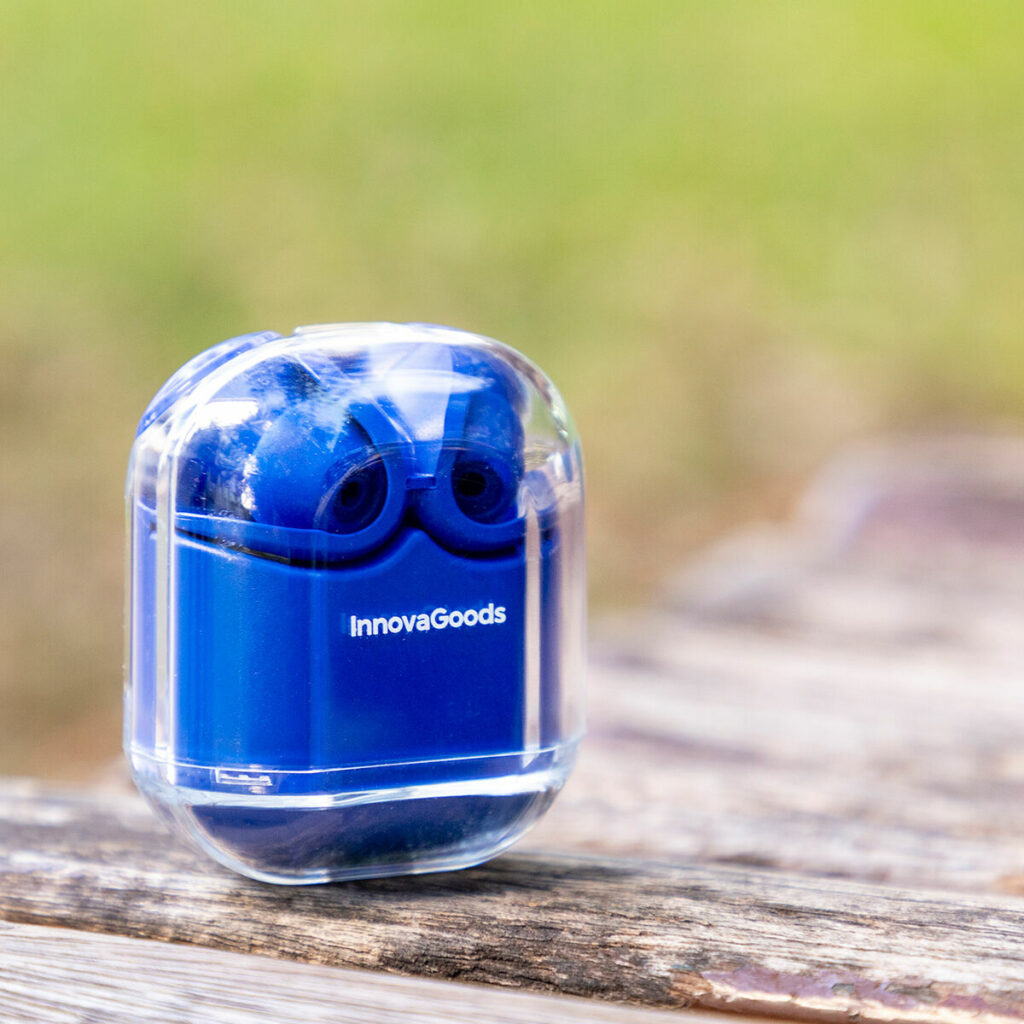 Ασύρματα Ακουστικά με Θήκη Φόρτισης Blue InnovaGoods