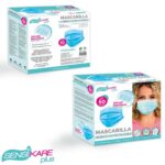Box of hygienic masks SensiKare 50 Τεμάχια (12 Μονάδες)