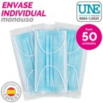 Box of hygienic masks SensiKare 50 Τεμάχια (12 Μονάδες)