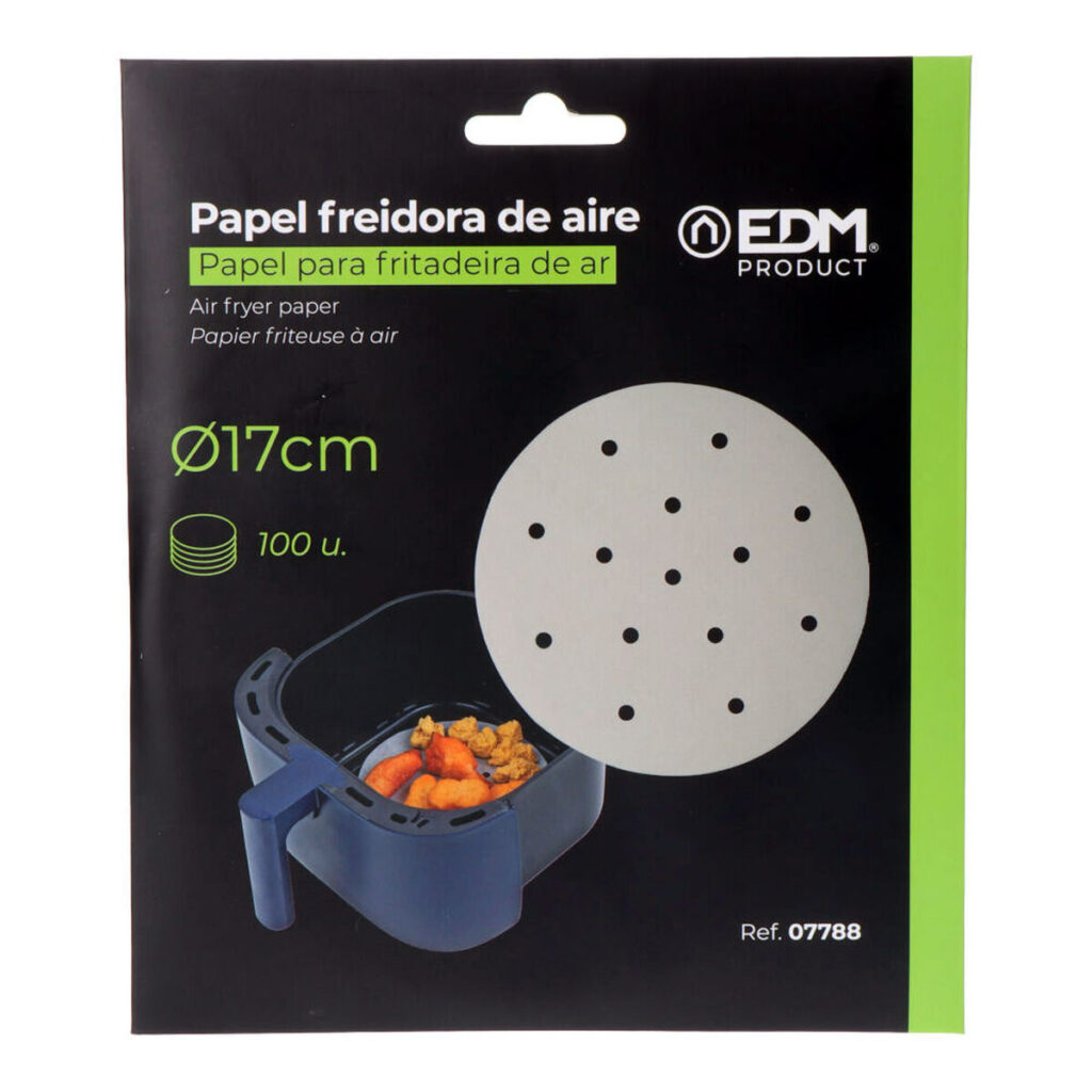 Χαρτί για αεροφρυτέρα EDM 07788 Ø 17 cm 100 Μονάδες