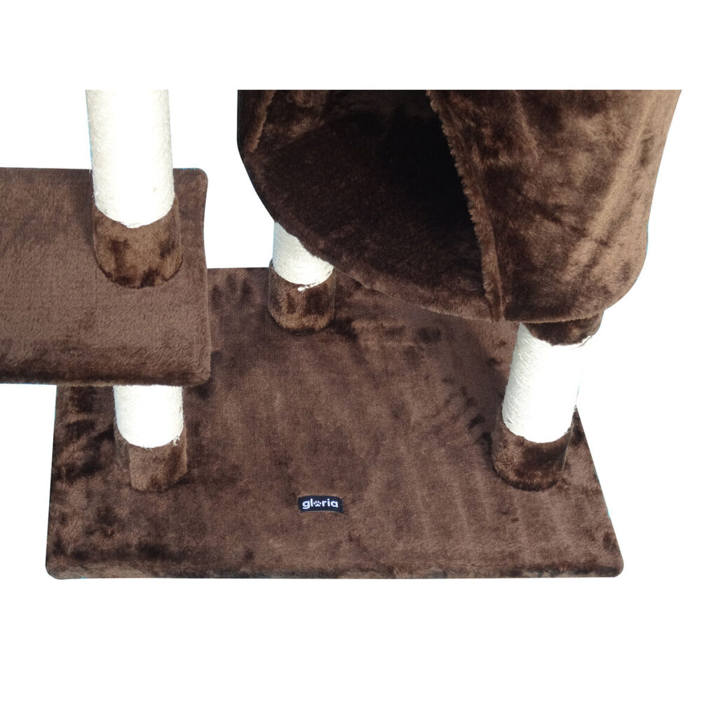 Δέντρο για γάτες Gloria 55 x 40 x 120 cm Καφέ Ξύλο χαρτί Σιζάλ