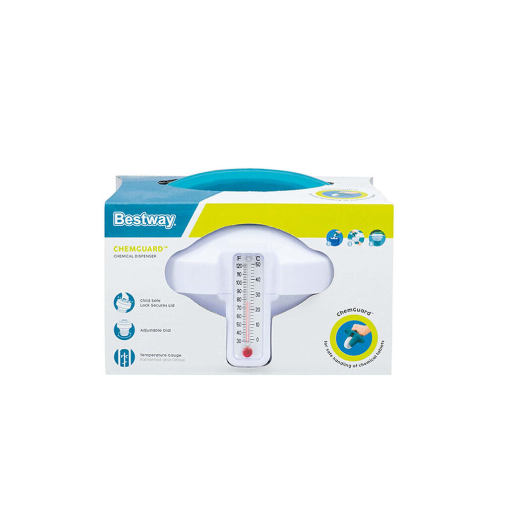 Διανομέας Χλωρίου Bestway 11 x 11 x 16 cm Θερμόμετρο Μεγάλο
