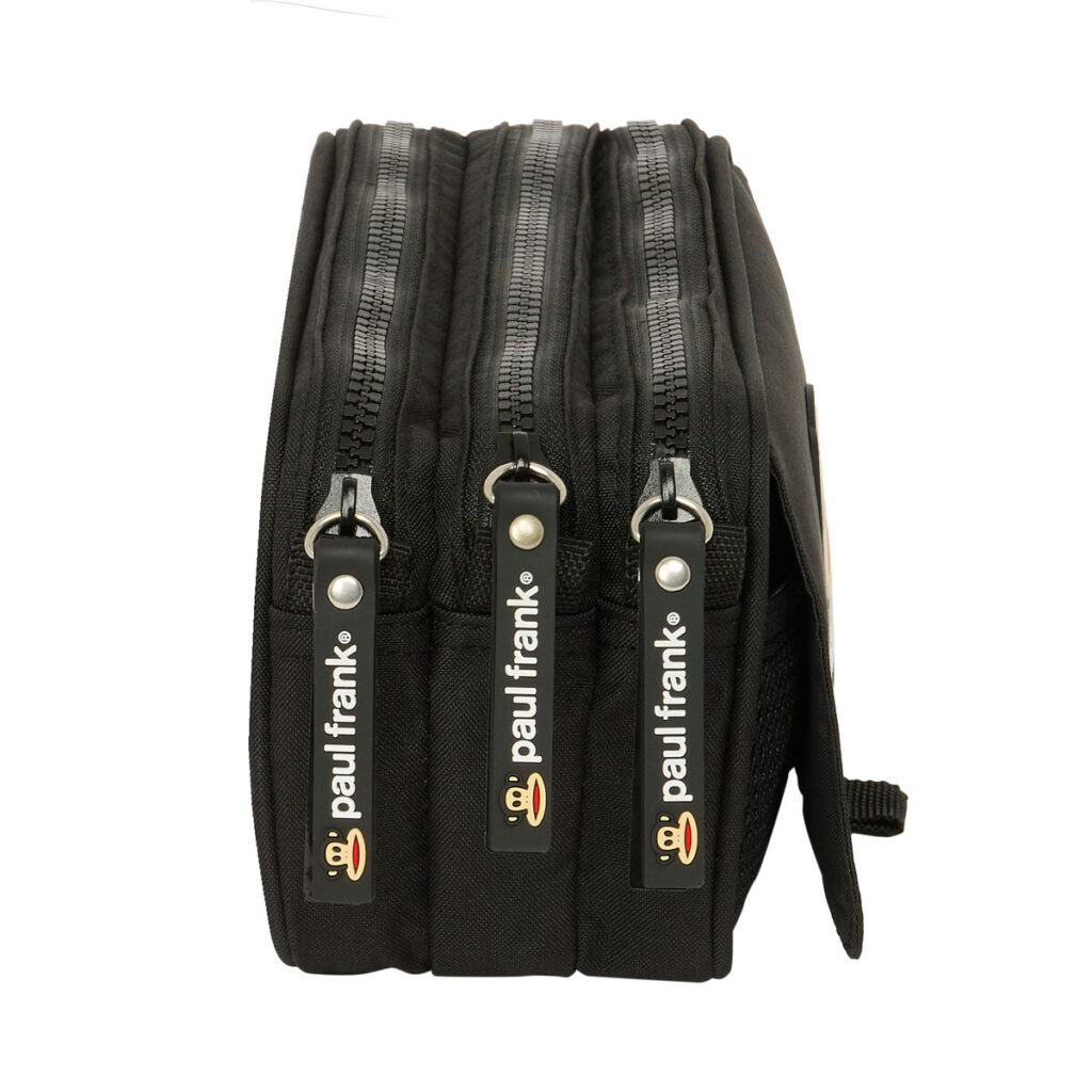 Διπλή Κασετίνα Paul Frank Join the fun Μαύρο 21,5 x 10 x 8 cm