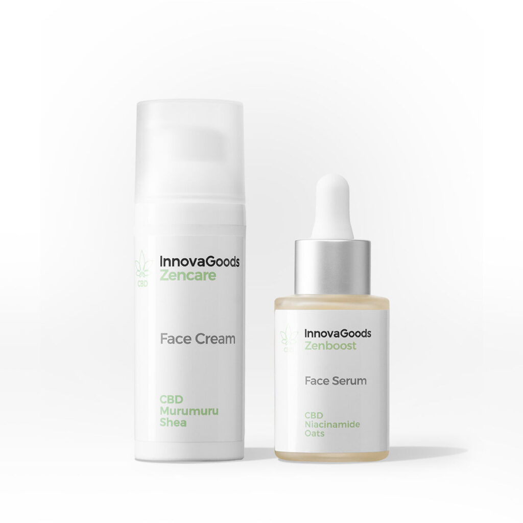 Διπλό Πακέτο Ενυδάτωσης Προσώπου CBD InnovaGoods