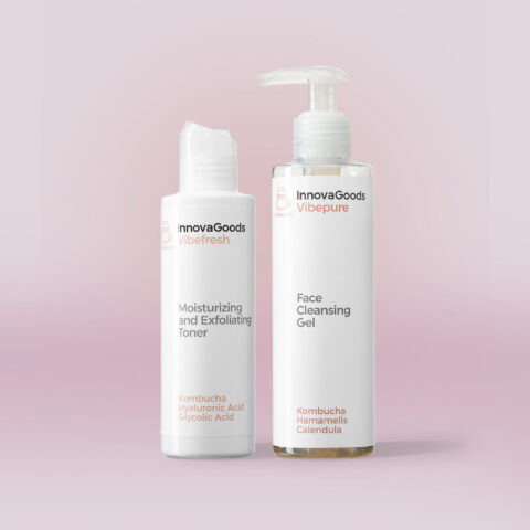 Διπλό Πακέτο Καθαρισμού Προσώπου Kombucha InnovaGoods