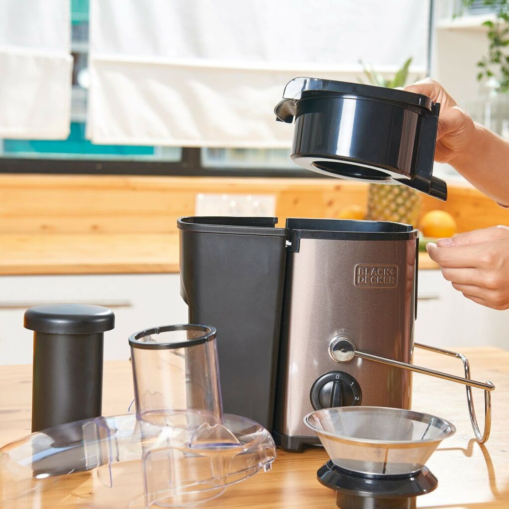 Εκκαθαριστής Black & Decker 1,2 L 600 W Μαύρο Γκρι