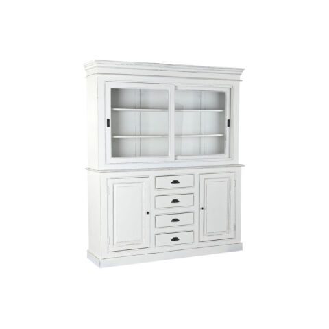 Eκθεσιακό σταντ Home ESPRIT Λευκό Κρυστάλλινο Ξύλο από Μάνγκο 170 x 45 x 200 cm