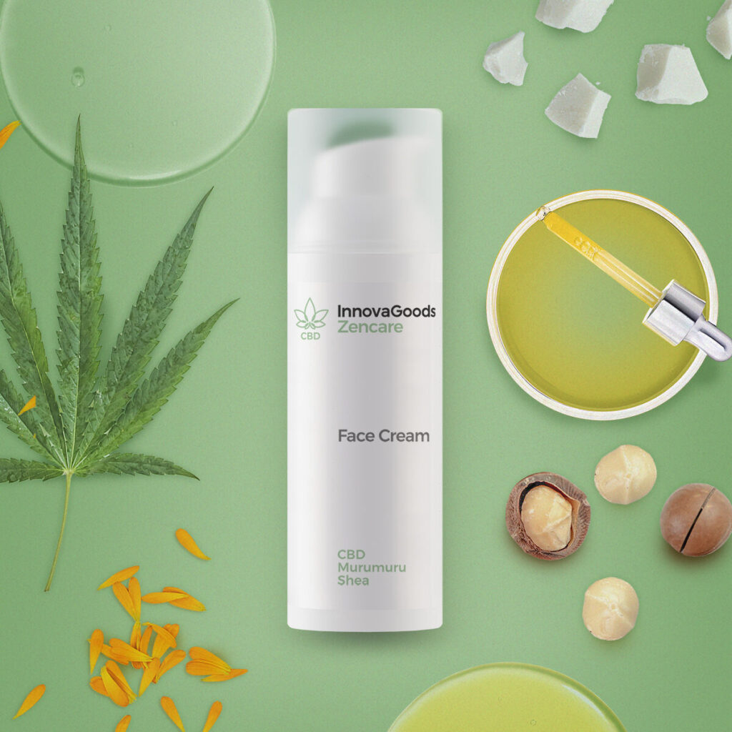 Ενυδατική κρέμα προοσώπου CBD Zencare InnovaGoods 50 ml